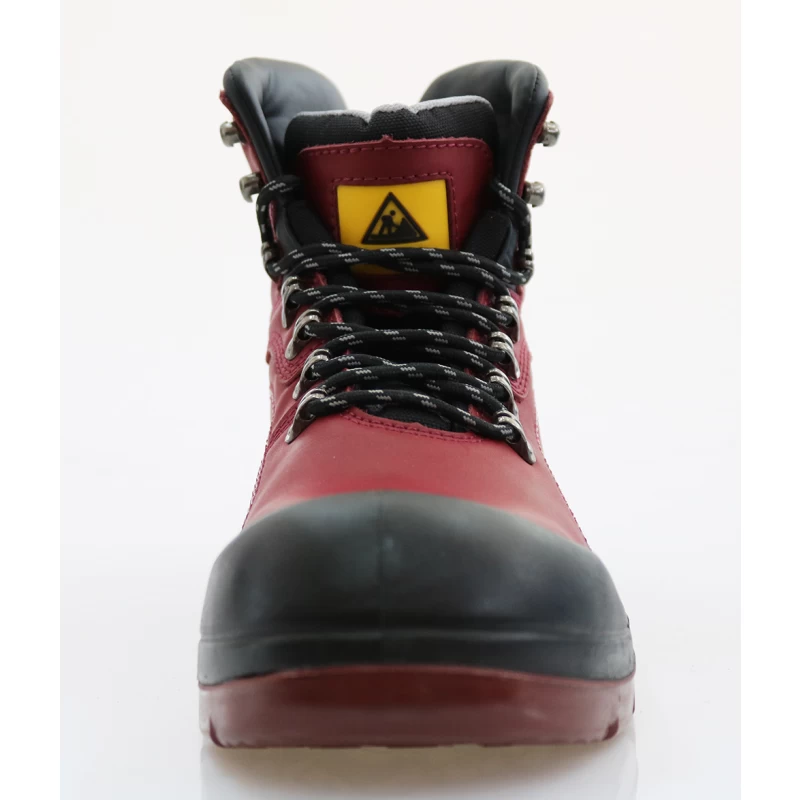 China 0146 new collection cow split nubuck leather safety boots manufacturer
