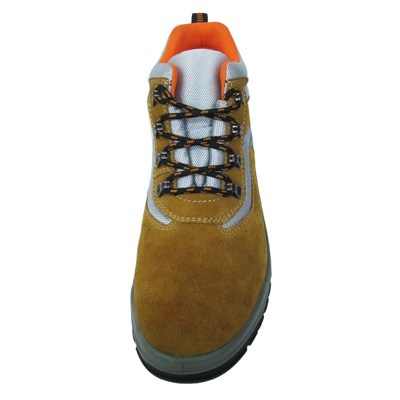 China 0168 Cow split suede leather sport work shoes manufacturer