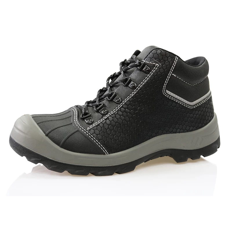 China 0184-2 black steel toe safety jogger sole safety shoes manufacturer