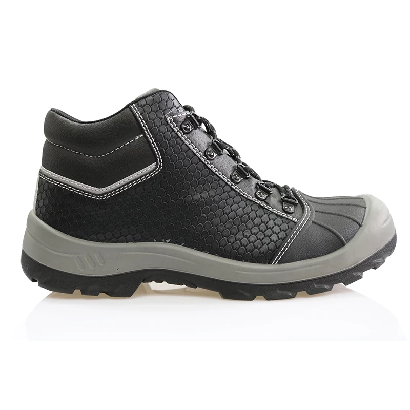 China 0184-2 black steel toe safety jogger sole safety shoes manufacturer