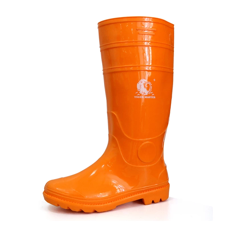 China 103-OO oil resistant non safety cheap pvc glitter rain boots manufacturer