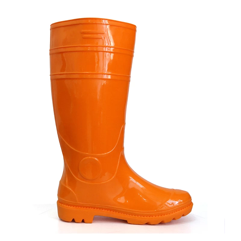 China 103-OO oil resistant non safety cheap pvc glitter rain boots manufacturer