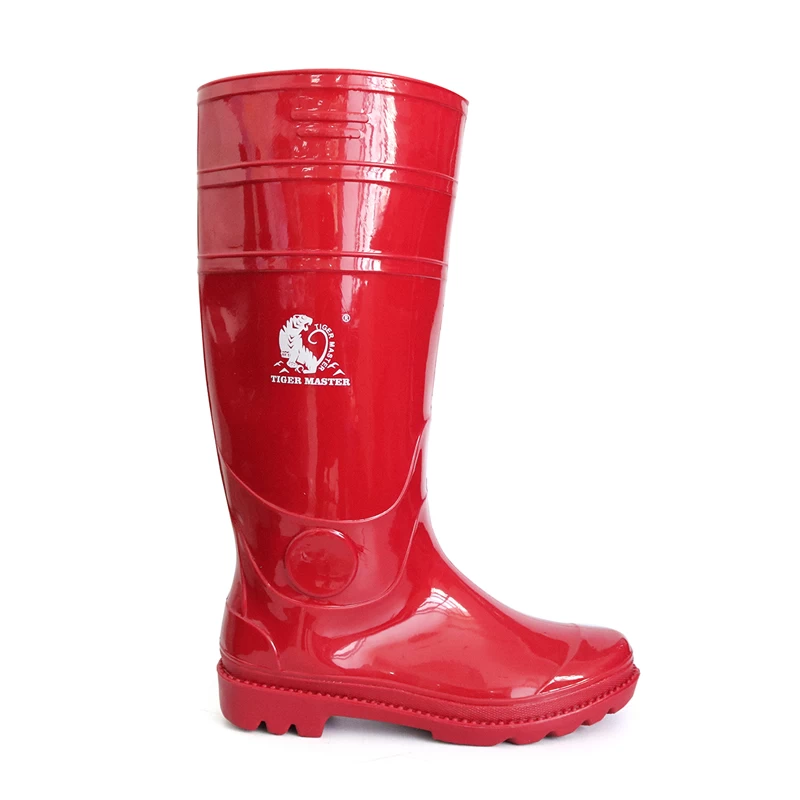 China 103-RR light weight non safety glitter pvc garden rain boot manufacturer