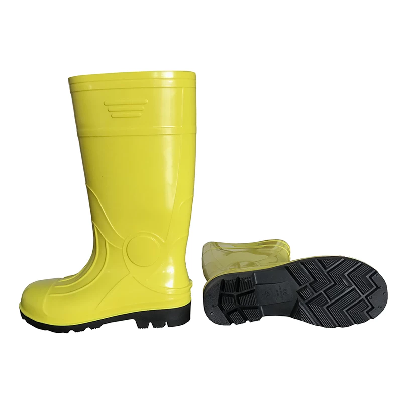 China 107-1 new style steel toe glitter rain boots safety manufacturer