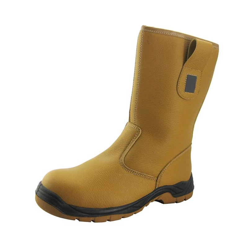 China 2016 new style micro fiber leather PU rubber sole high safety boots manufacturer