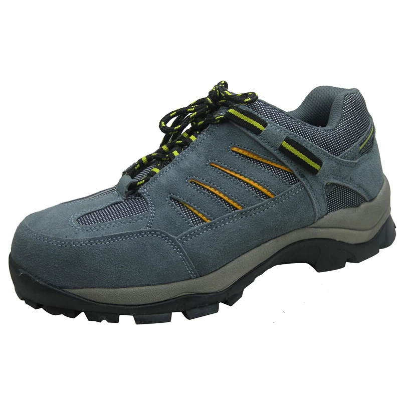 China 2016 new style suede leather EVA rubber sole safety hiking shoes manufacturer