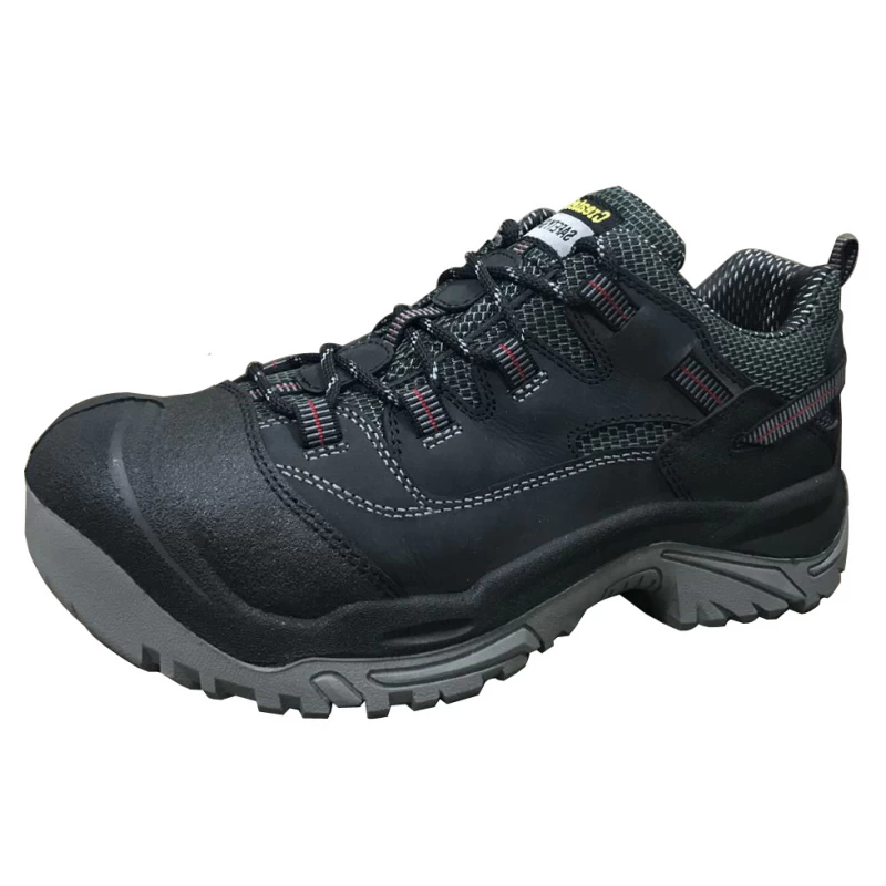 China 2017 new style nubuck leather sport safety shoes manufacturer