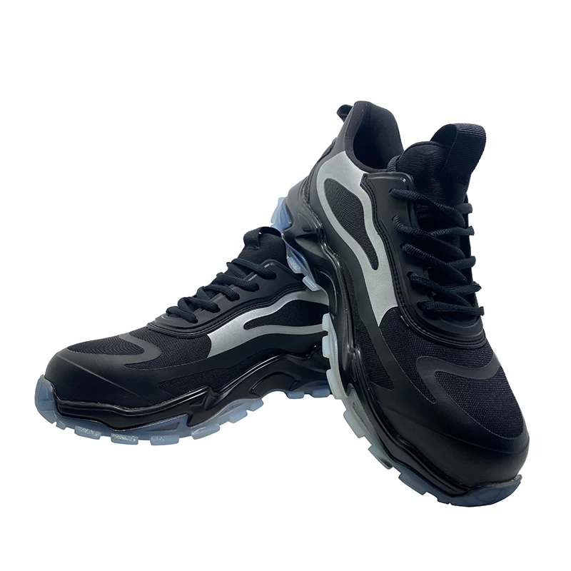 China 2022 new anti slip fiberglass toe anti puncture lightweight fashion sport safety shoes manufacturer