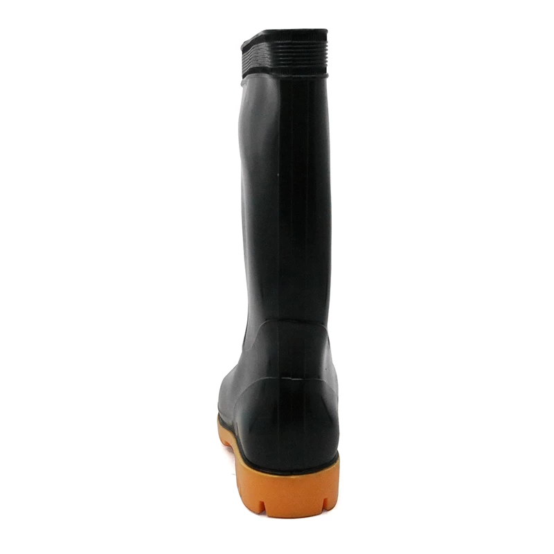 China 301L very cheap oil acid resistant water proof mens PVC rain boots work manufacturer
