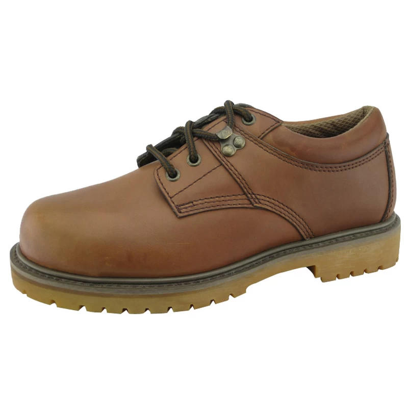China 4 inch genuine leather rubber sole goodyear work shoes safety manufacturer