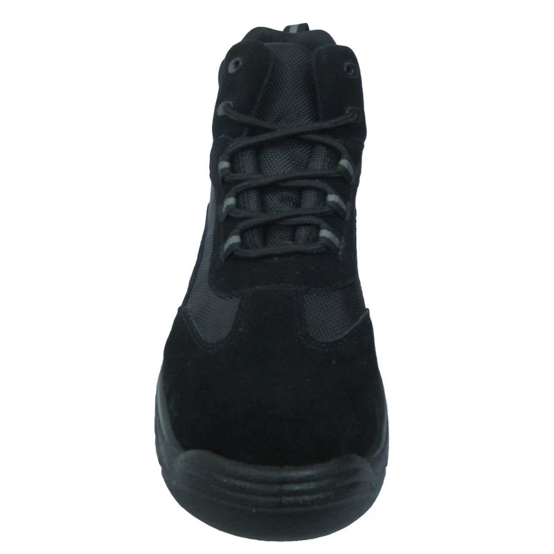 China 5030 metal free suede leather sport style safety shoes manufacturer