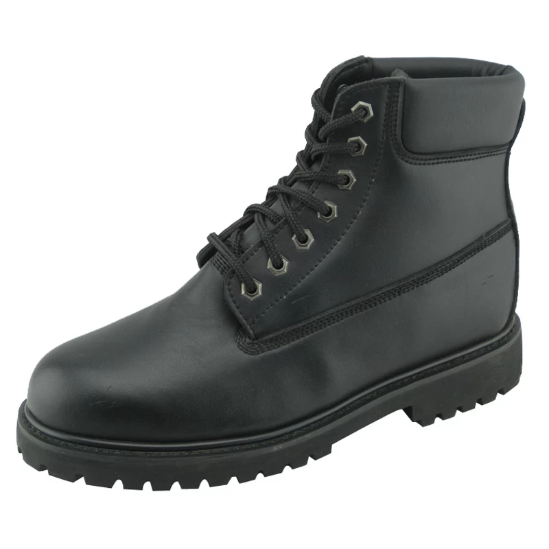 China 6 inch genuine leather rubber sole goodyear work boots manufacturer