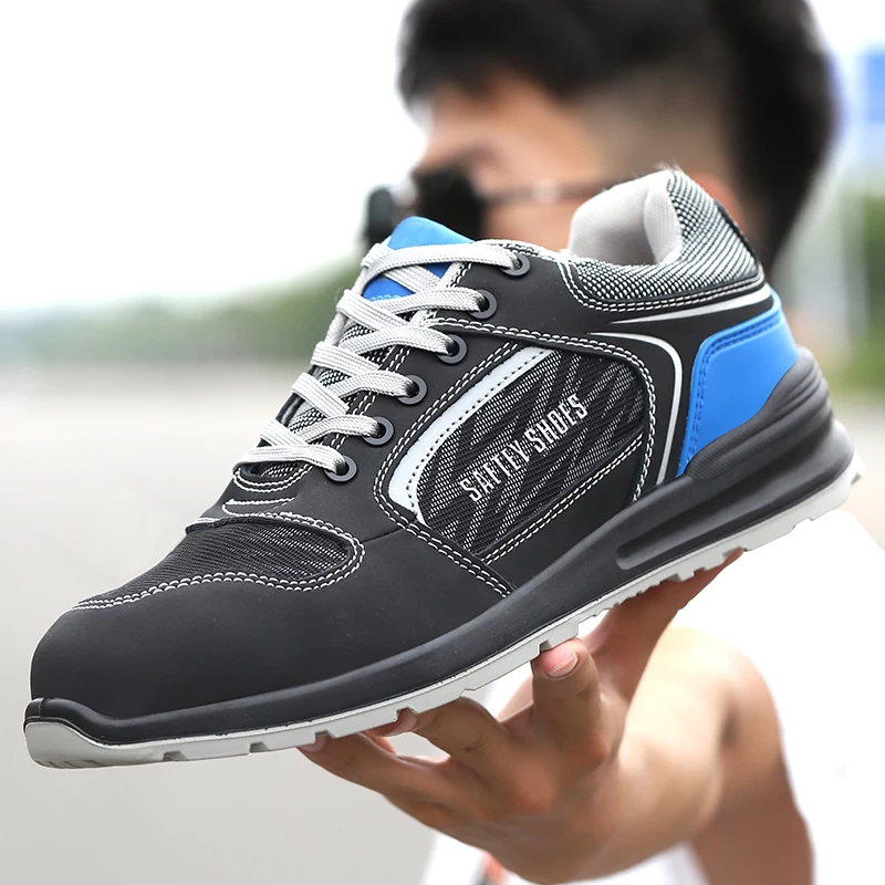China 6388 Oil slip resistant PU sole anti puncture soft sport type safety shoe composite toe manufacturer
