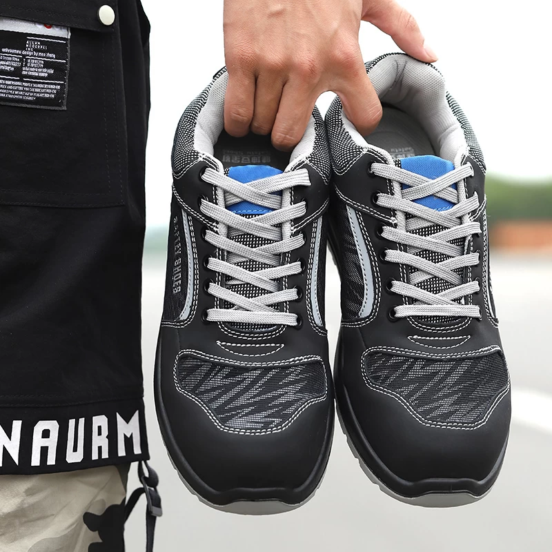 中国 6388防油防滑PU鞋底防穿刺软运动型安全鞋复合脚趾 制造商