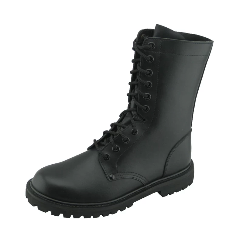 China 97049 corrected leather goodyear army boots manufacturer