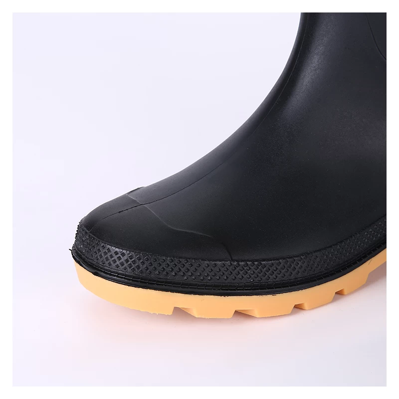 China AGYN black cheap pvc rain boots manufacturer