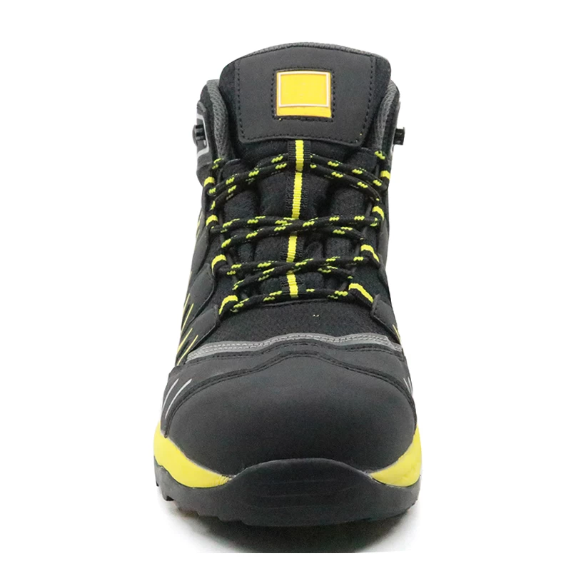 China ASTM rubber sole fashionable safety shoes composite toe cap manufacturer