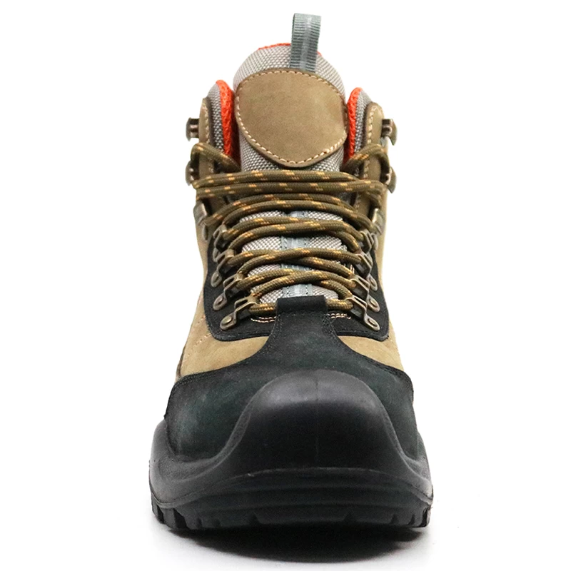 China BS003 Oil resistant anti slip steel toe prevent puncture men leather safety boots manufacturer