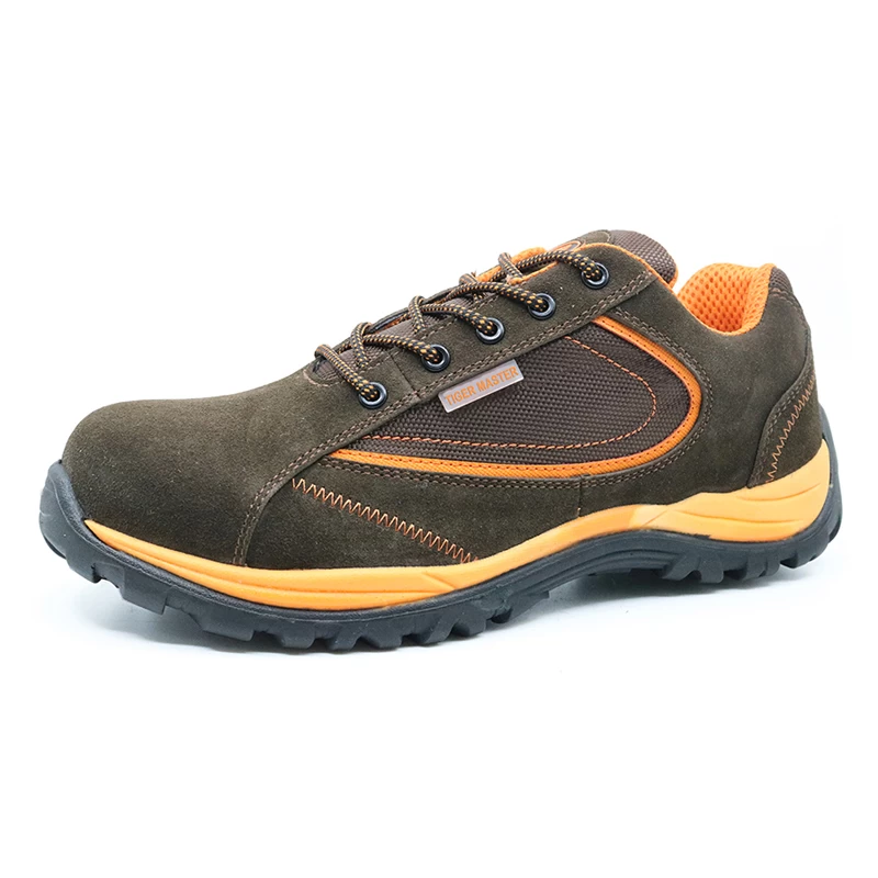 China BTA021 new style tiger master brand anti static suede leather safety shoes manufacturer