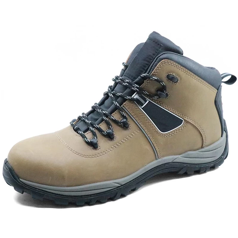 China BTA035 CE approved anti slip leather composite toe chile safety shoes for work manufacturer