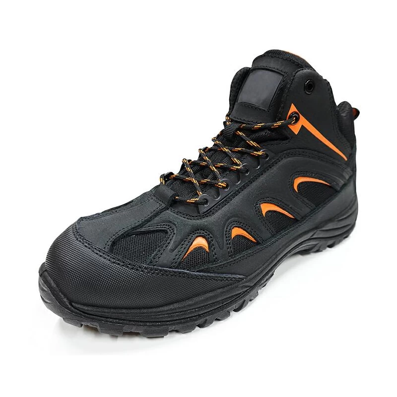 China BTA040 Anti slip nubuck leather metal free sport hiking safety shoes composite toe manufacturer