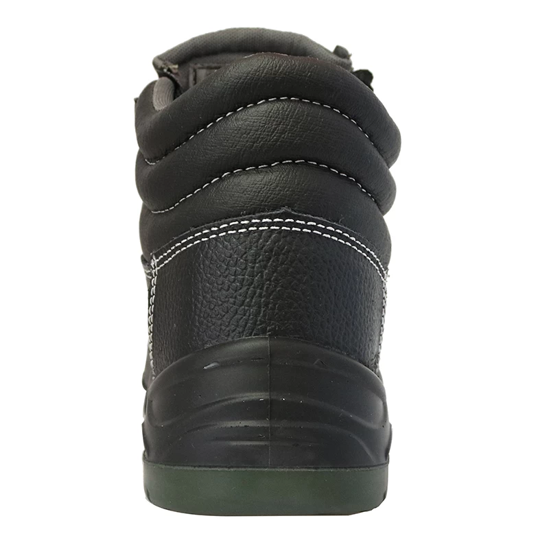 China Leather upper PU sole steel toe industrial safety shoes manufacturer