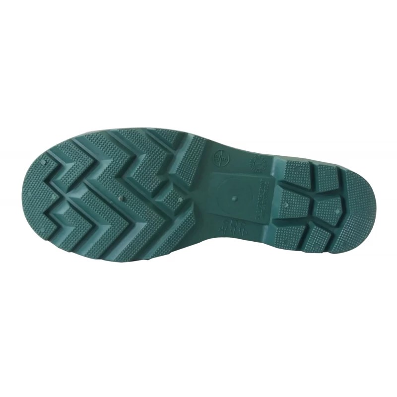 China CE standard ankle pvc safety rain shoes with steel toe manufacturer