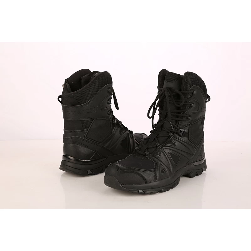 China Cemented EVA rubber sole army combat boots manufacturer