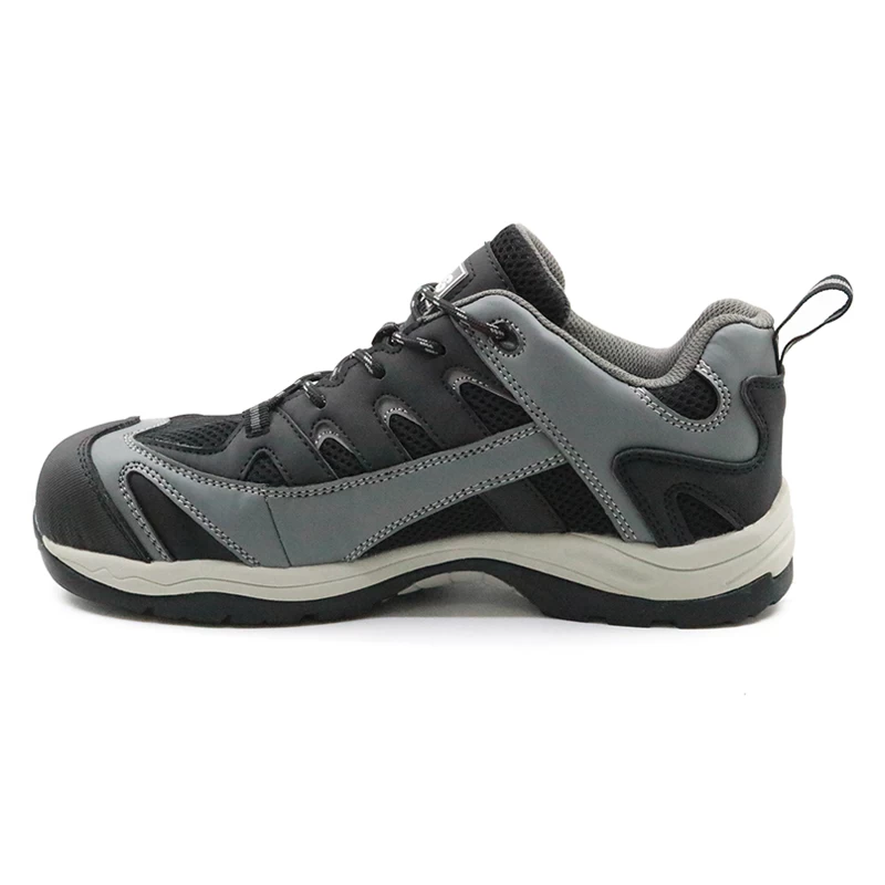 China Cemented anti static composite toe cap work shoes safety manufacturer