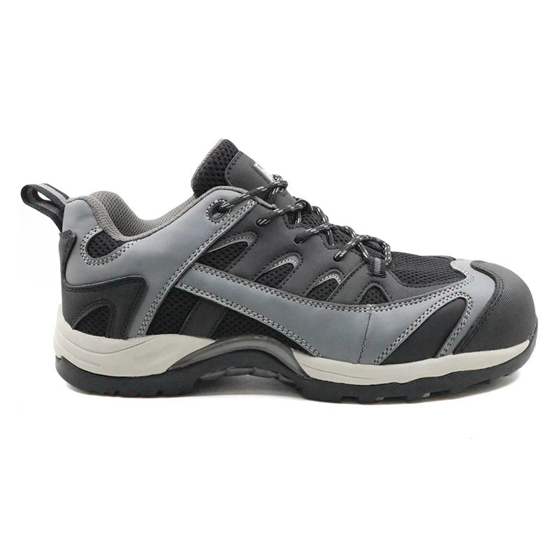 China Cemented anti static composite toe cap work shoes safety manufacturer