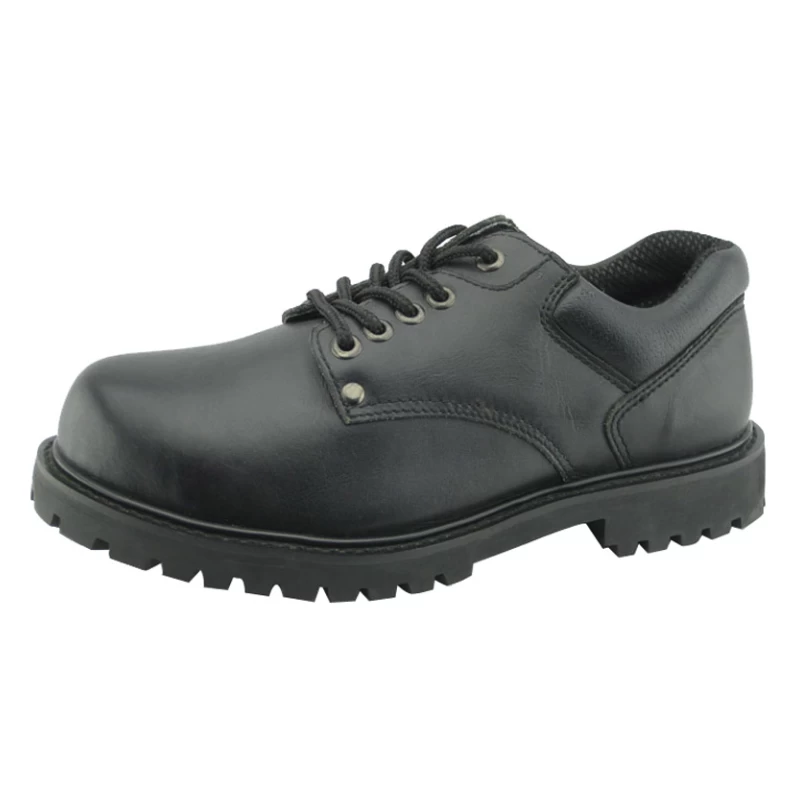 China Corrected leather rubber sole goodyear welted construction working shoes manufacturer