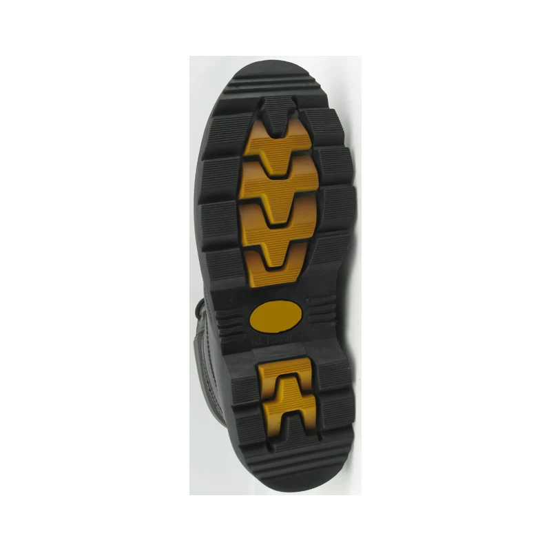 China Corrected leather rubber sole goodyear work safety shoes manufacturer