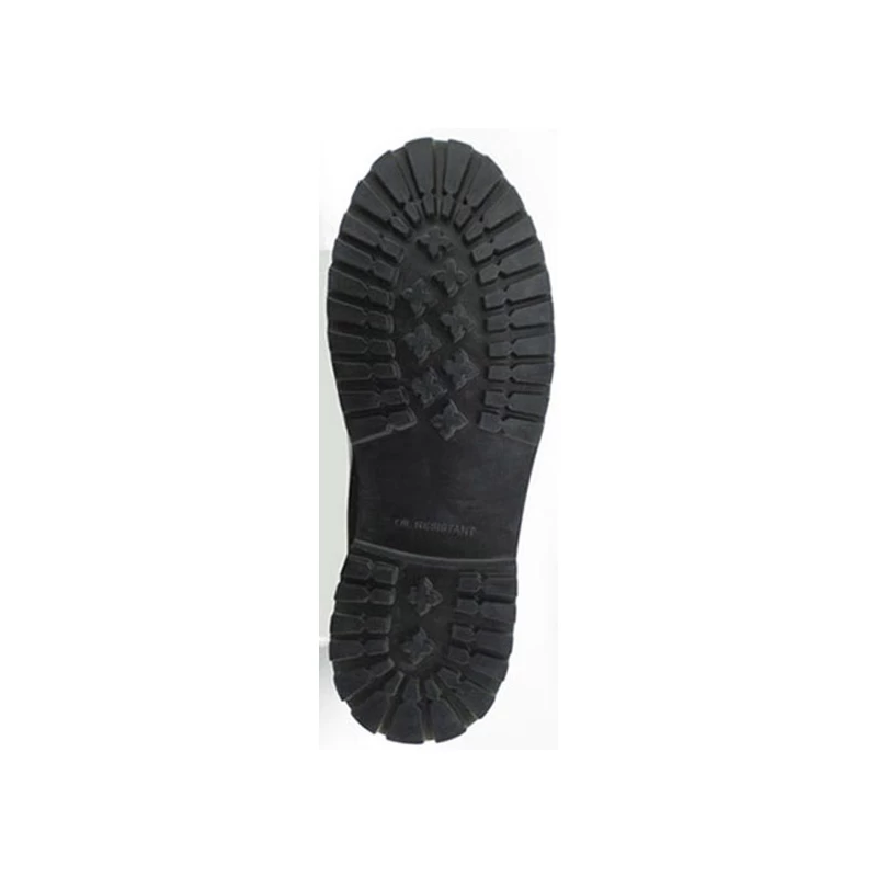 China Crazy horse leather rubber sole goodyear welted work safety boots manufacturer