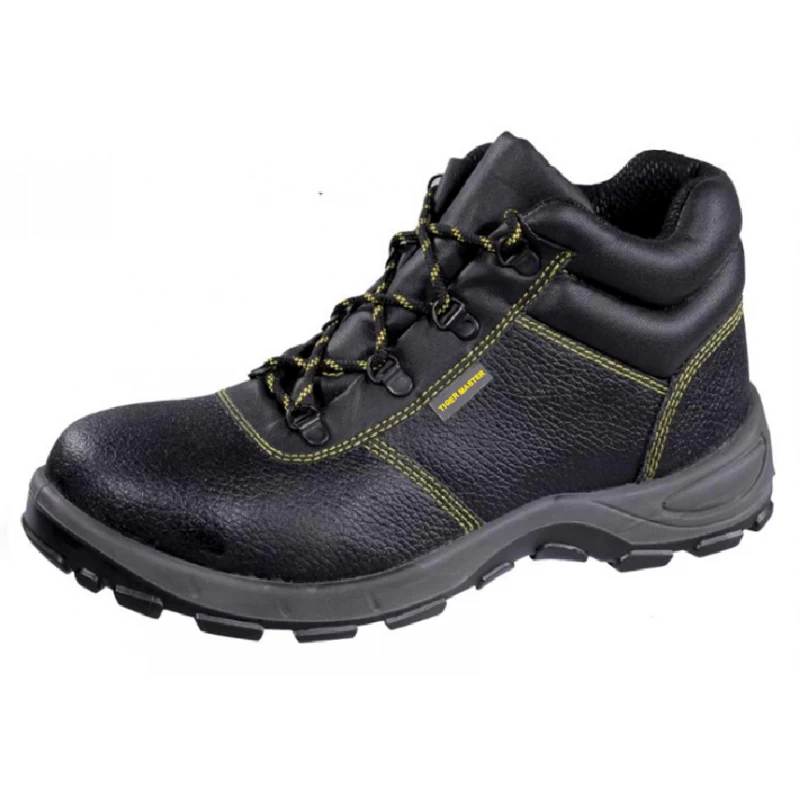 China DTA001 genuine leather steel toe steel bottom safety shoes manufacturer
