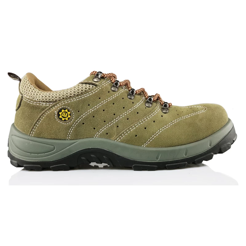 China DTA008 suede leather sport safety shoes manufacturer