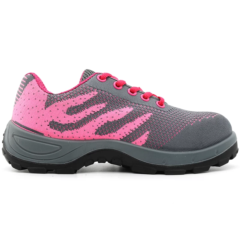 China DTA017 Anti slip puncture proof breathable women sport safety shoes steel toe cap manufacturer