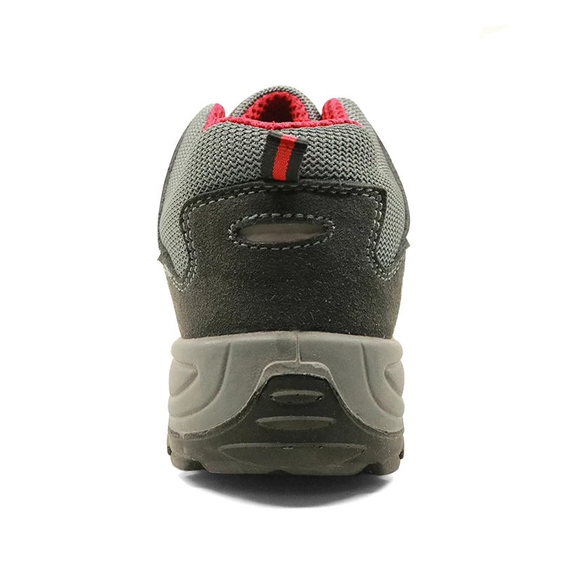 China DTA029 CE steel toe cap anti static suede leather sport style safety shoes manufacturer