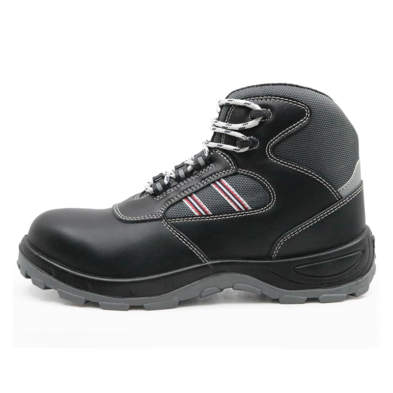 China DTA032H non slip anti static leather construction safety boots steel toe manufacturer