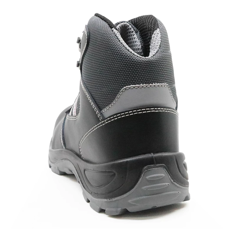 China DTA032H non slip anti static leather construction safety boots steel toe manufacturer