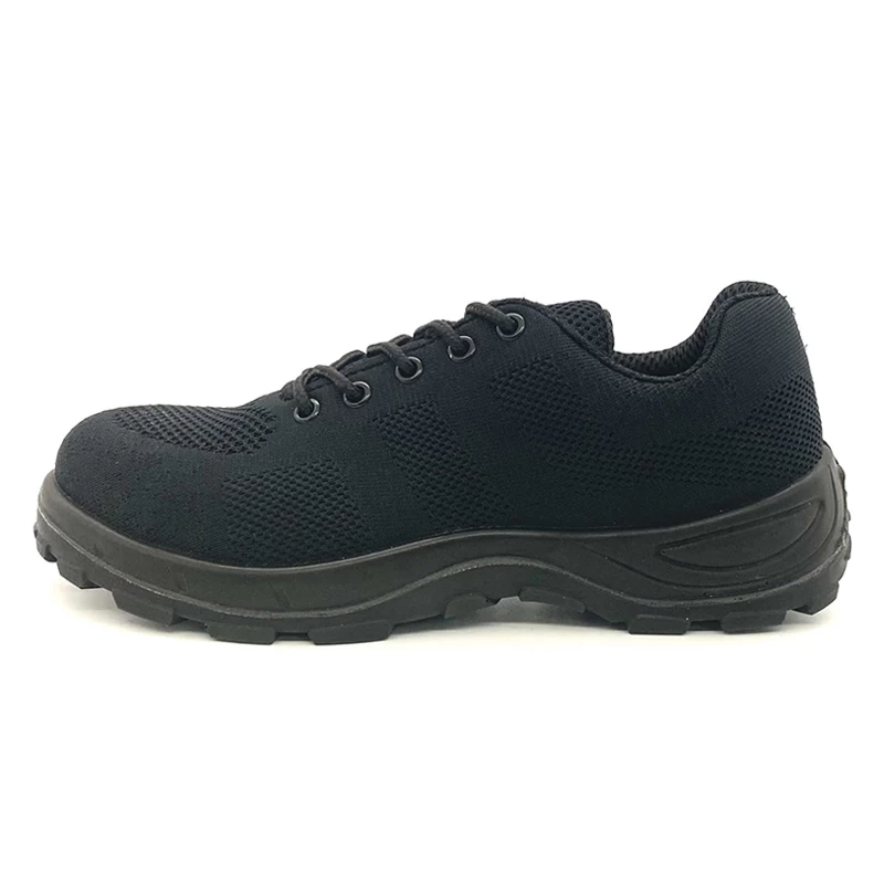 China DTA040 black oil slip resistant steel toe puncture proof cheap sport safety shoes to work manufacturer