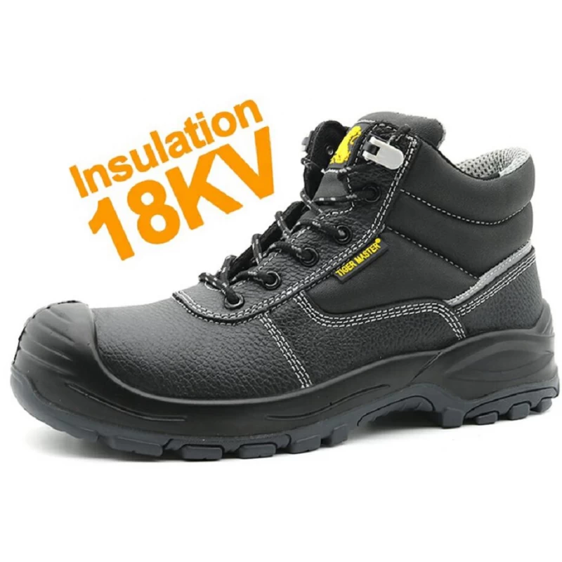 China EH7202 Oil acid proof non-slip anti puncture insulative 18KV electrical safety shoes composite toe manufacturer