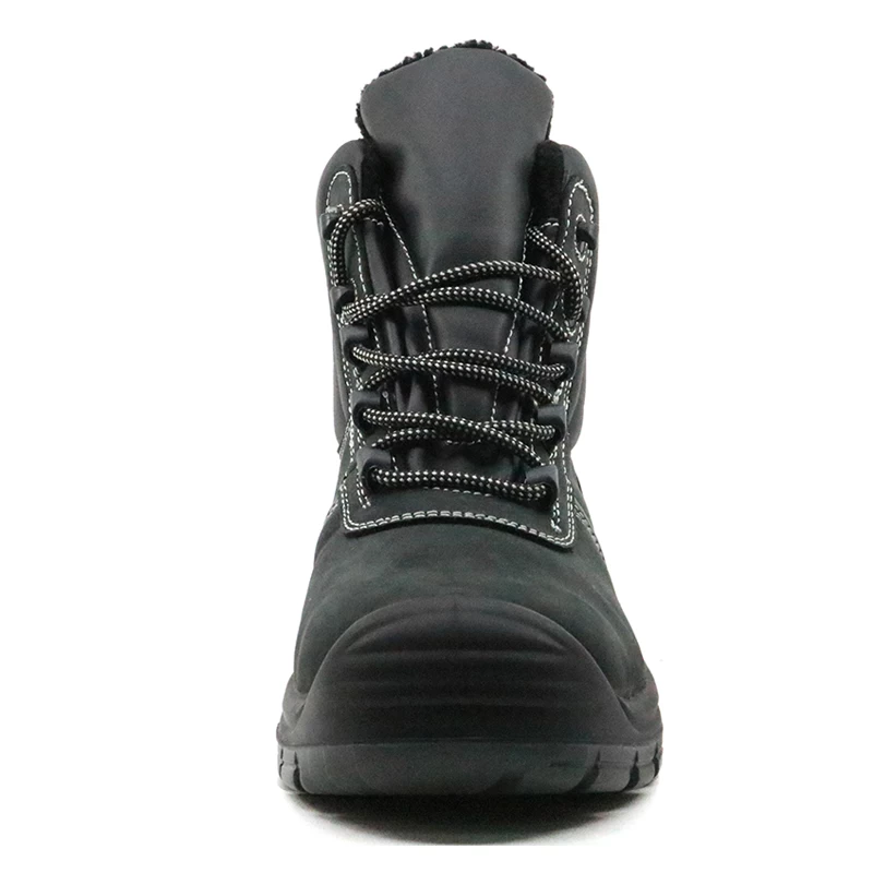 China ENS031 nubuck leather steel toe non slip winter safety shoes manufacturer