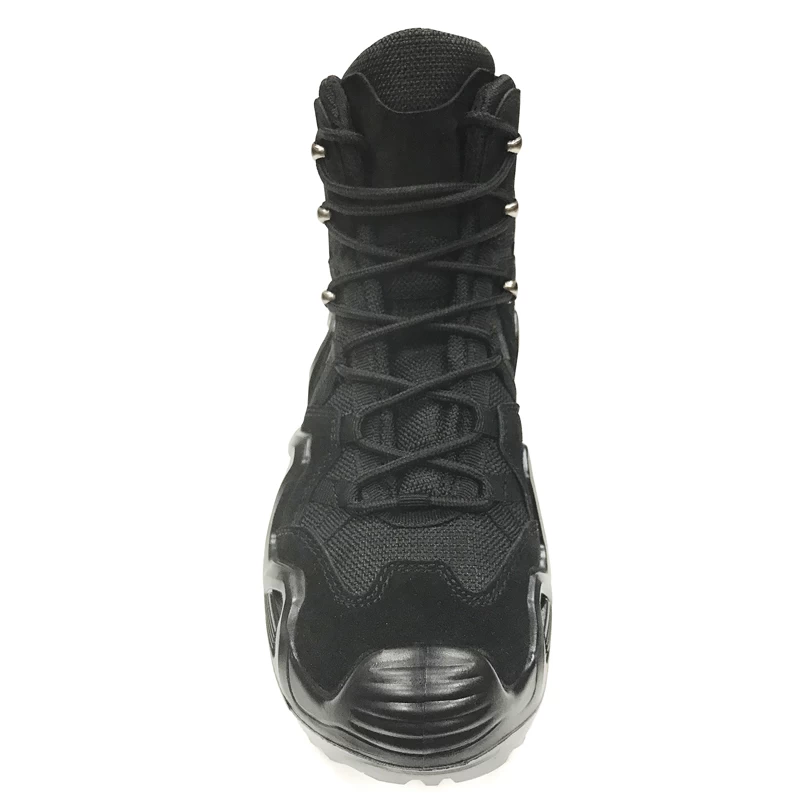 中国 ENS032新款男式耐油防滑绒面皮革安全靴 制造商
