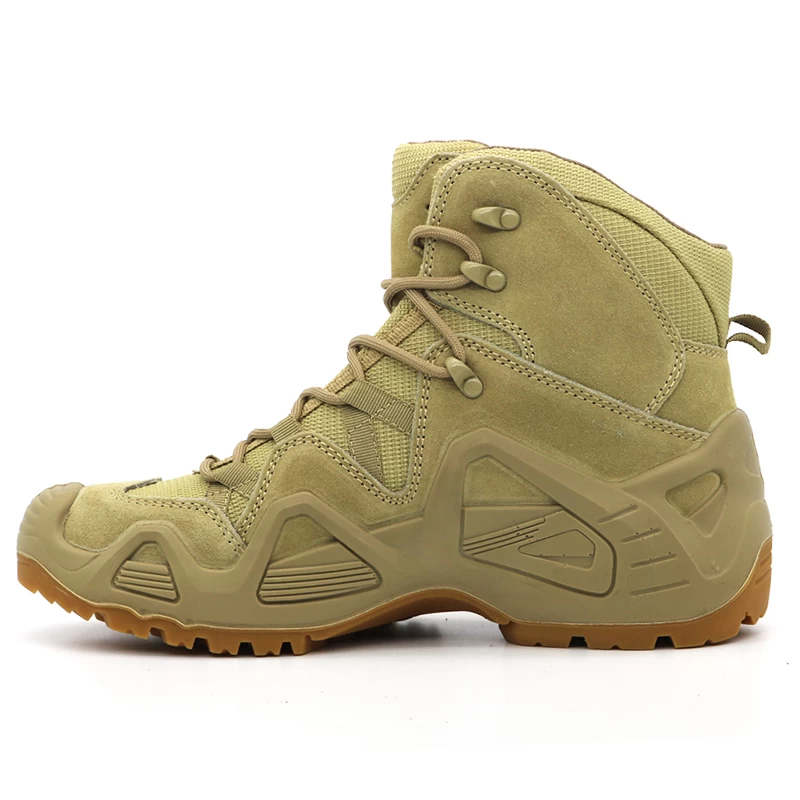 China TM1903 Slip resistant suede leather rubber sole lightweight non safety hiking shoes sport manufacturer