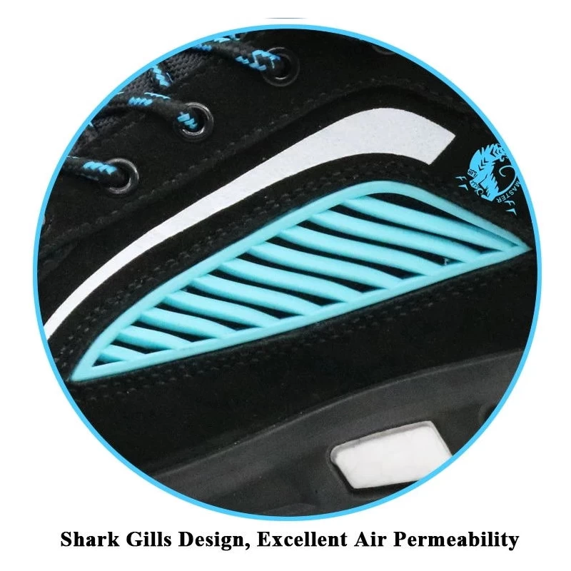 China ETPU16 TIGER MASTER breathable metal free european safety shoes fiberglass toe manufacturer