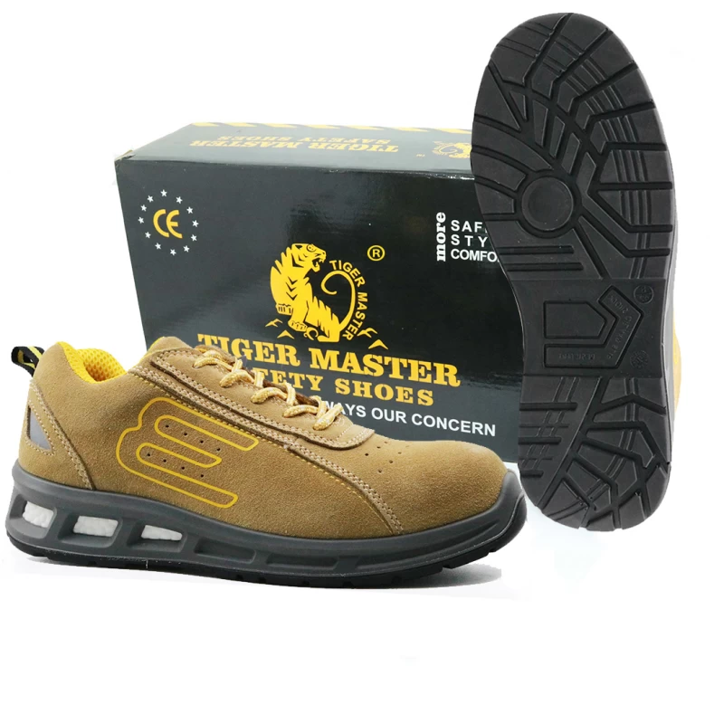 China ETPU35 slip resistant metal free fashionable airport safety shoes manufacturer