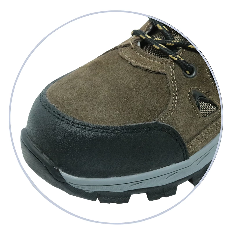 China FSR00 s1p anti static suede leather labor safety shoes manufacturer