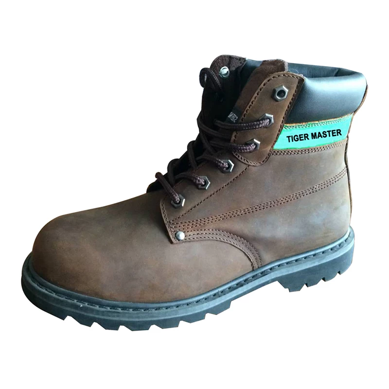 China GY003 Genuine leather steel toe goodyear work shoes manufacturer