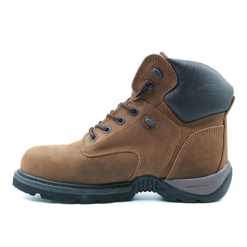 China GY014 lightweight steel toe cap goodyear welted safety shoes manufacturer