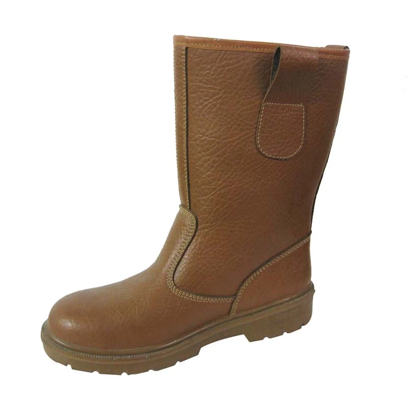 China Genuine leather PU sole work boots manufacturer